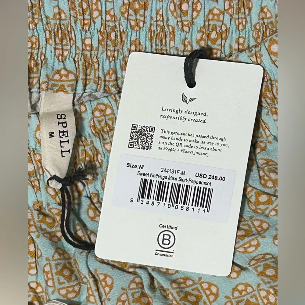 NWT Spell Sweet Nothings Maxi Skirt Medium UFT - Picture 5 of 14